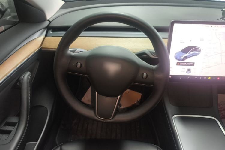 Used Tesla Model 3 2021 Revised Version Standard Range Rear-Wheel Drive Upgraded Edition 3D1 Steering Wheel