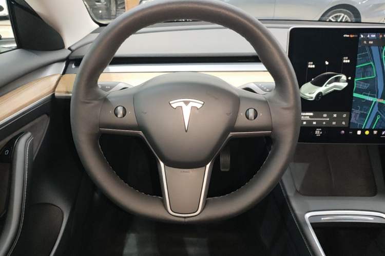 Used Tesla Model 3 2021 Revised Version Standard Range Rear-Wheel Drive Upgraded Edition 3D1 Steering Wheel