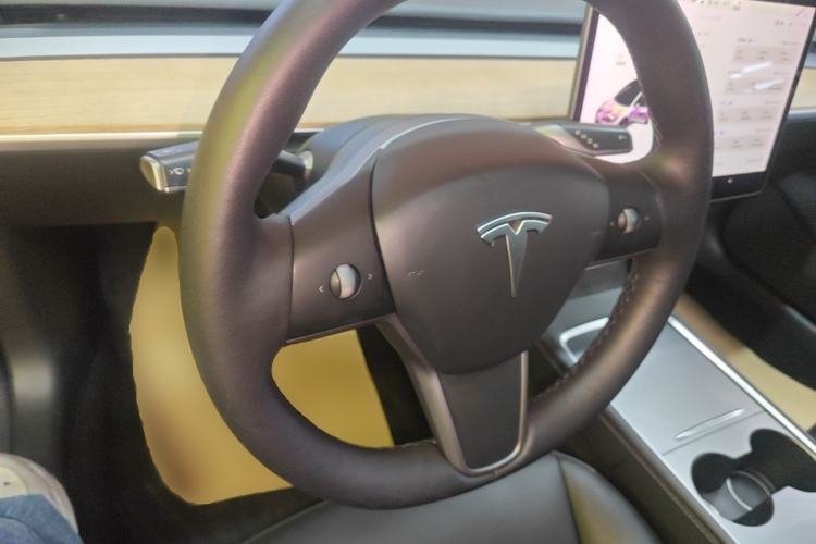 Used Tesla Model 3 2021 Revised Version Standard Range Rear-Wheel Drive Upgraded Edition 3D1 Steering Wheel