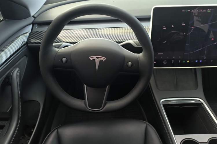 Used Tesla Model 3 2021 Standard Range Rear-Wheel Drive Upgraded Version 3D6 Steering Wheel