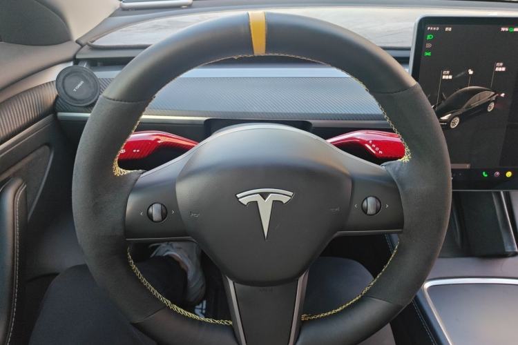 Used Tesla Model 3 2021 Standard Range Rear-Wheel Drive Upgraded Version 3D6 Steering Wheel