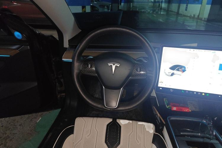 Used Tesla Model 3 2021 Revised Version Standard Range Rear-Wheel Drive Upgraded Edition 3D1 Steering Wheel