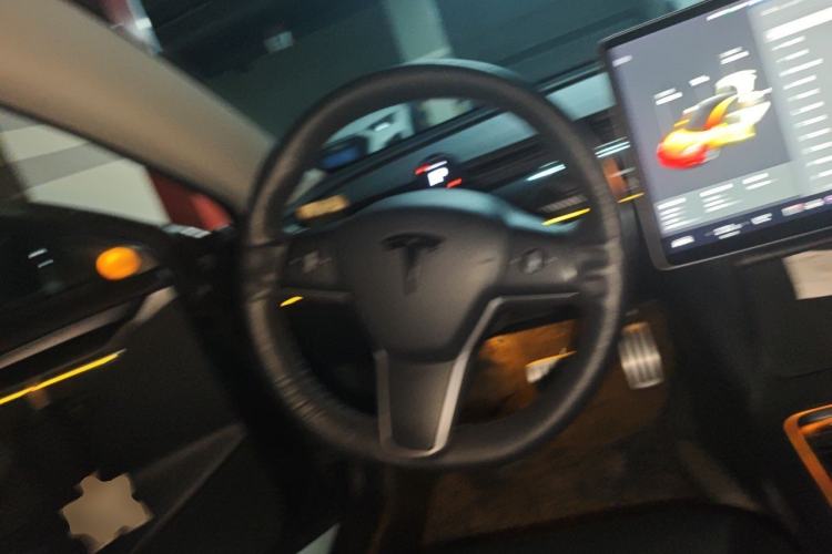 Used Tesla Model 3 2021 Performance High-Performance All-Wheel-Drive Version Steering Wheel