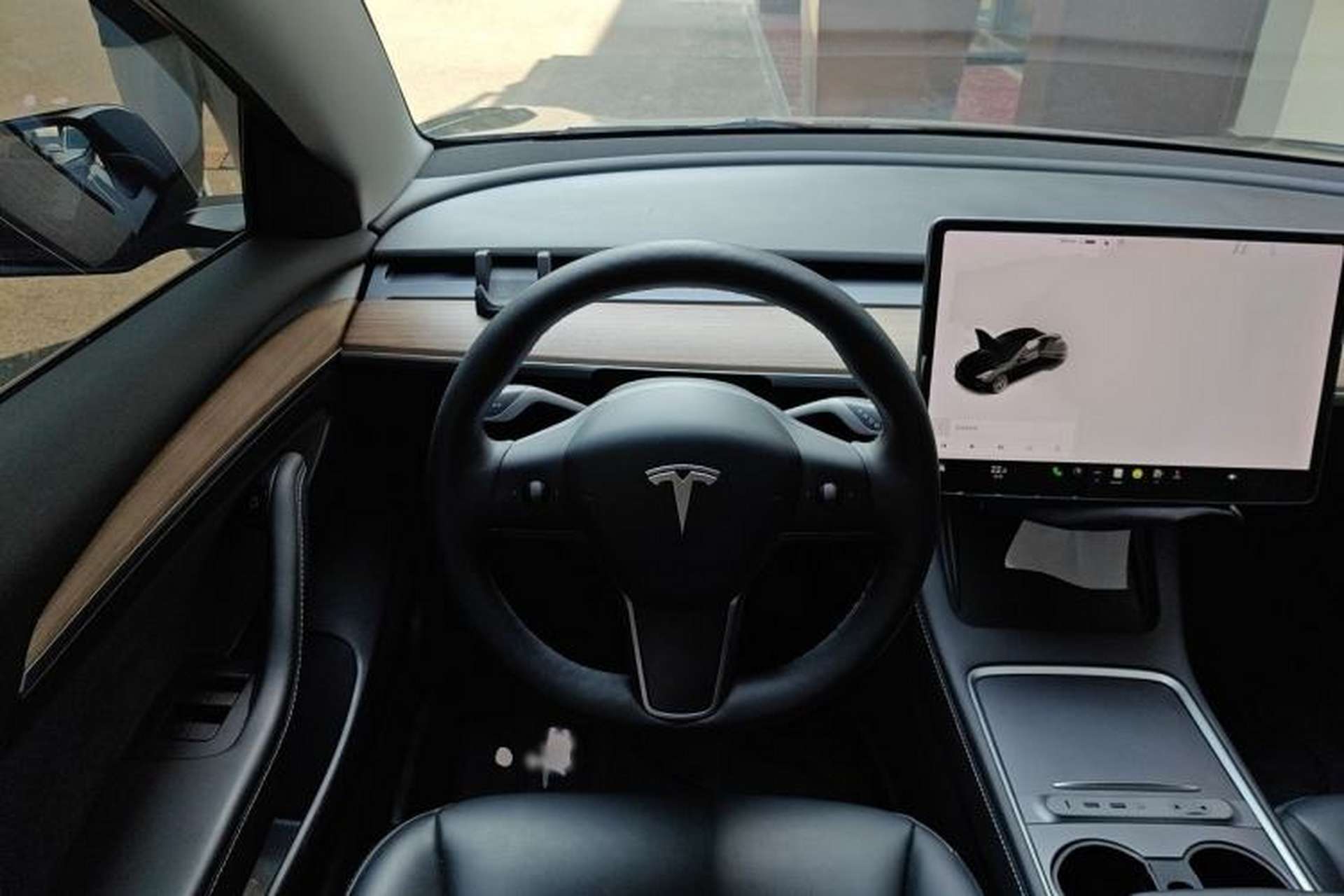 Used Tesla Model 3 2021 Standard Range Rear-Wheel Drive Upgraded Version 3D6 Steering Wheel