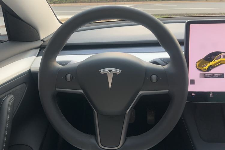 Used Tesla Model 3 2021 Standard Range Rear-Wheel Drive Upgraded Version 3D6 Steering Wheel