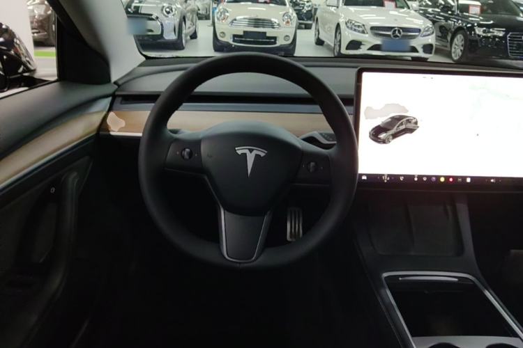 Used Tesla Model 3 2021 Revised Version Standard Range Rear-Wheel Drive Upgraded Edition 3D1 Steering Wheel