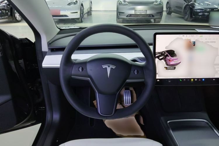 Used Tesla Model 3 2021 Performance High-Performance All-Wheel-Drive Version 3D6 Steering Wheel