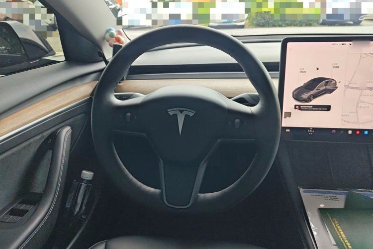 Used Tesla Model 3 2021 Standard Range Rear-Wheel Drive Upgraded Version 3D6 Steering Wheel