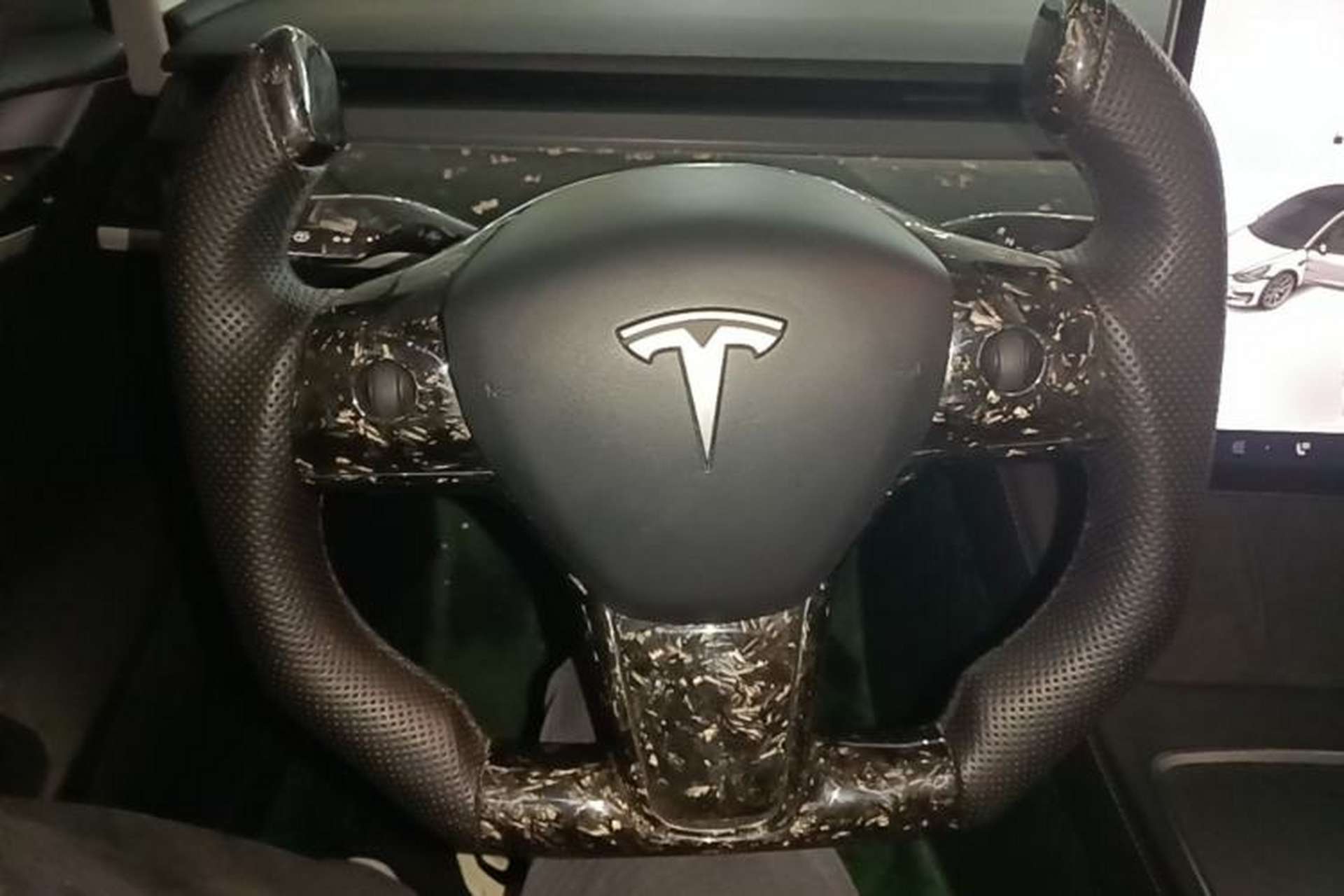Used Tesla Model 3 2021 Standard Range Rear-Wheel Drive Upgraded Version 3D6 Steering Wheel