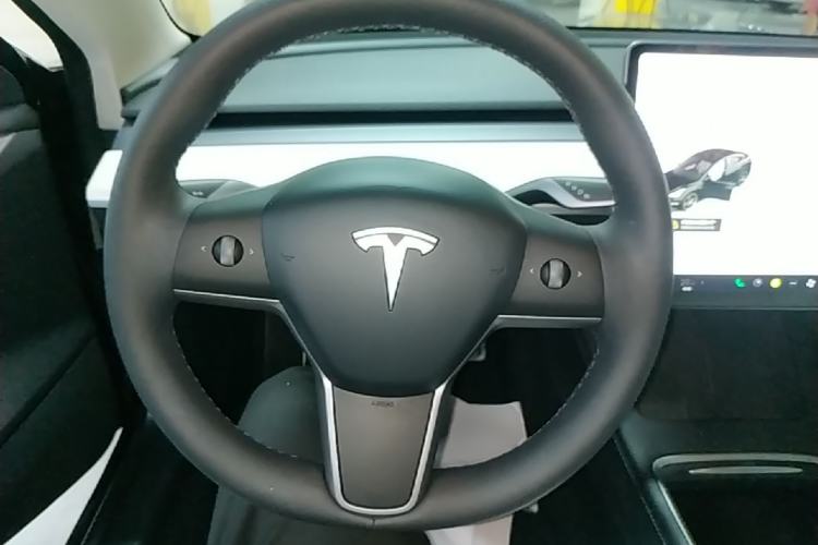 Used Tesla Model 3 2021 Performance High-Performance All-Wheel-Drive Version Steering Wheel