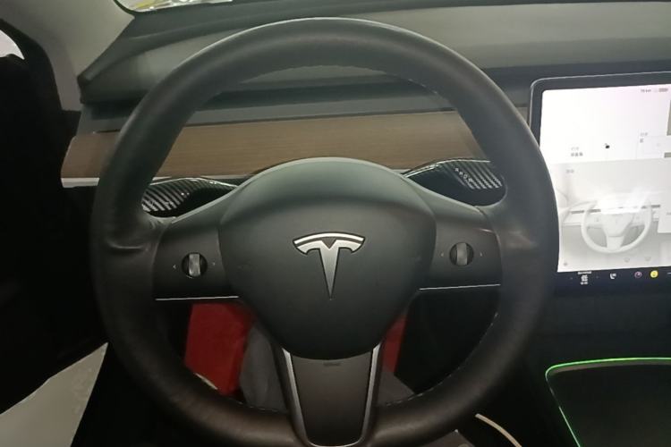 Used Tesla Model 3 2021 Revised Version Standard Range Rear-Wheel Drive Upgraded Edition 3D1 Steering Wheel