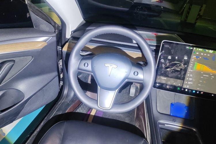 Used Tesla Model 3 2021 Revised Version Standard Range Rear-Wheel Drive Upgraded Edition 3D1 Steering Wheel