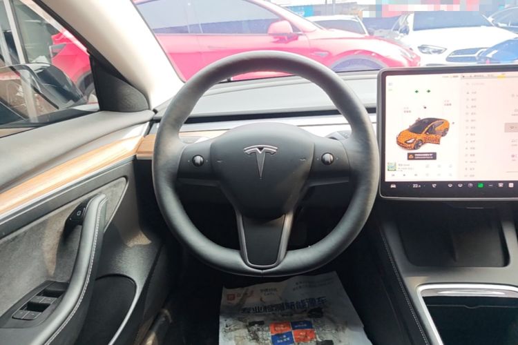 Used Tesla Model 3 2021 Standard Range Rear-Wheel Drive Upgraded Version 3D6 Steering Wheel