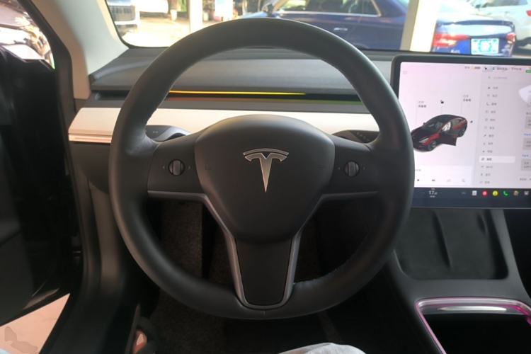 Used Tesla Model 3 2021 Standard Range Rear-Wheel Drive Upgraded Version 3D6 Steering Wheel