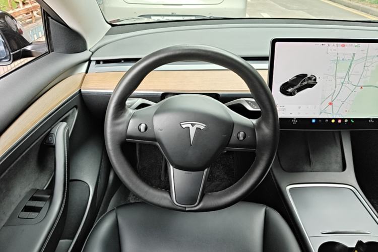 Used Tesla Model 3 2021 Revised Version Standard Range Rear-Wheel Drive Upgraded Edition 3D1 Steering Wheel