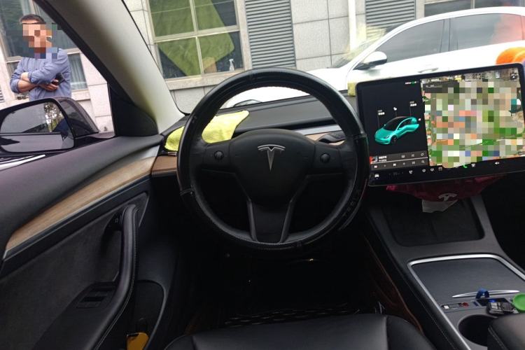 Used Tesla Model 3 2021 Revised Version Standard Range Rear-Wheel Drive Upgraded Edition 3D1 Steering Wheel