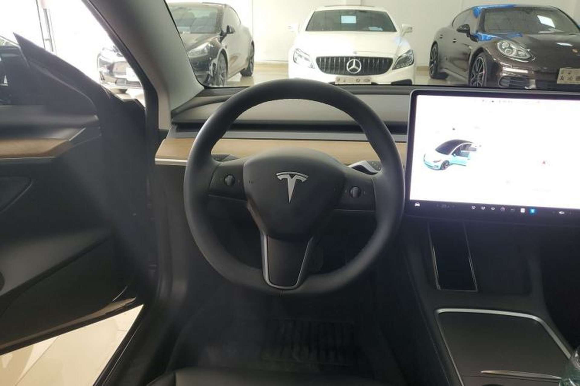 Used Tesla Model 3 2021 Standard Range Rear-Drive Upgraded Version Steering Wheel