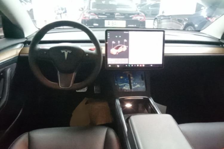 Used Tesla Model 3 2021 Standard Range Rear-Wheel Drive Upgraded Version 3D6 Steering Wheel