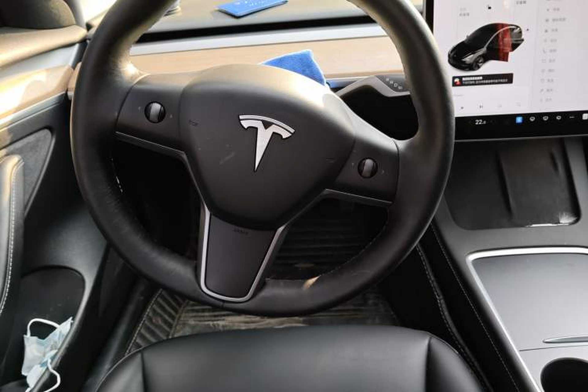 Used Tesla Model 3 2021 Standard Range Rear-Wheel Drive Upgraded Version 3D6 Steering Wheel