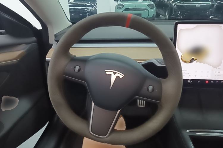 Used Tesla Model 3 2021 Revised Performance Version with All-Wheel Drive 3D1 Steering Wheel