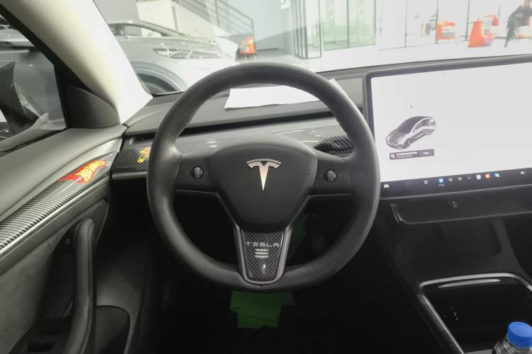Used Tesla Model 3 2021 Revised Version Standard Range Rear-Wheel Drive Upgraded Edition 3D1 Steering Wheel