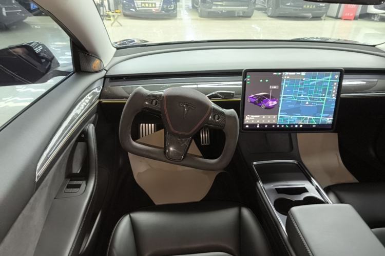 Used Tesla Model 3 2021 Revised Version Standard Range Rear-Wheel Drive Upgraded Edition 3D1 Steering Wheel