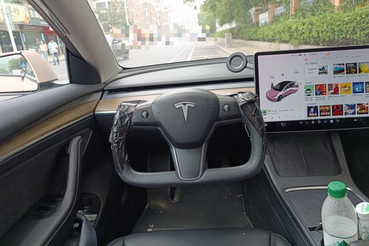Used Tesla Model 3 2021 Standard Range Rear-Wheel Drive Upgraded Version 3D6 Steering Wheel