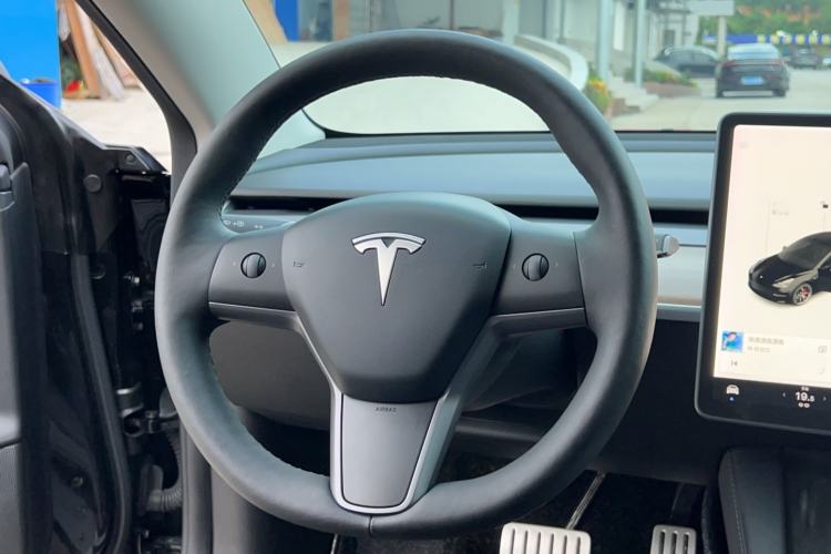 Used Tesla Model 3 2021 Performance High-Performance All-Wheel-Drive Version Steering Wheel