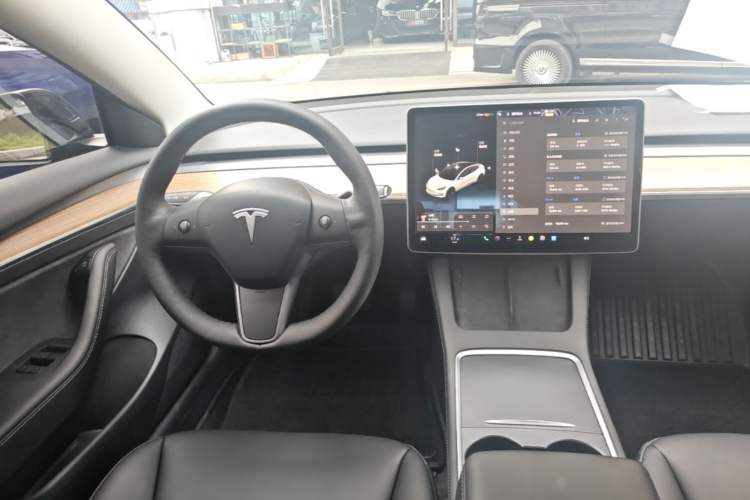 Used Tesla Model 3 2021 Revised Version Standard Range Rear-Wheel Drive Upgraded Edition 3D1 Steering Wheel