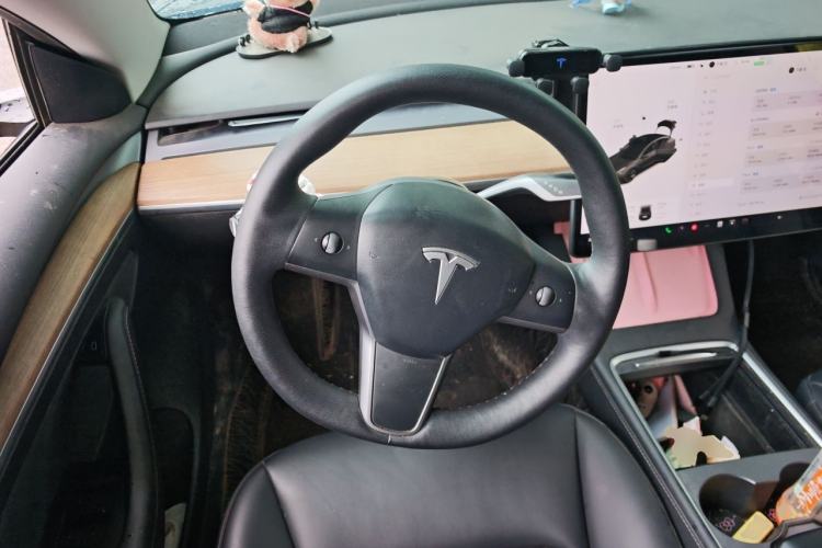 Used Tesla Model 3 2021 Standard Range Rear-Wheel Drive Upgraded Version 3D6 Steering Wheel