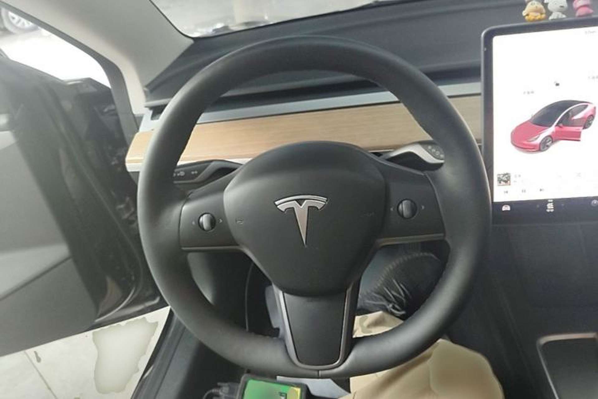 Used Tesla Model 3 2021 Revised Version Standard Range Rear-Wheel Drive Upgraded Edition 3D1 Steering Wheel
