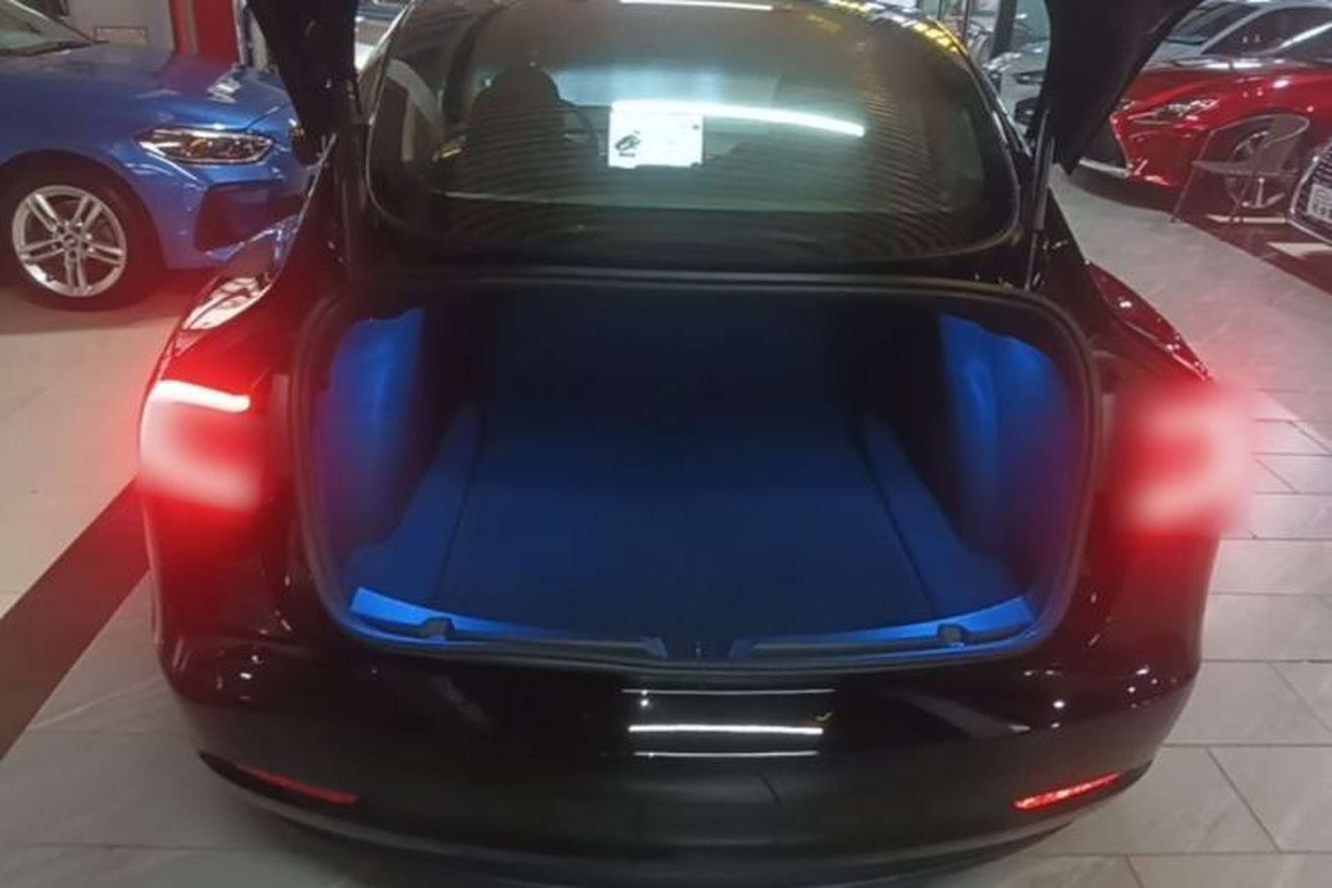 Used Tesla Model 3 2021 Performance High-Performance All-Wheel-Drive Version Trunk