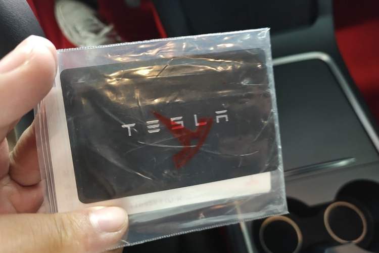 Used Tesla Model 3 2021 Revised Version Standard Range Rear-Wheel Drive Upgraded Edition 3D1 Vehicle Key