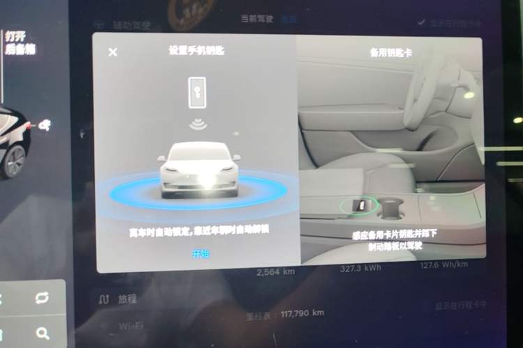 Used Tesla Model 3 2021 Revised Version Standard Range Rear-Wheel Drive Upgraded Edition 3D1 Vehicle Key