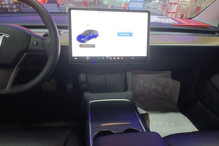 Used Tesla Model 3 2021 Revised Version Standard Range Rear-Wheel Drive Upgraded Edition 3D1 Audio And AC Panel