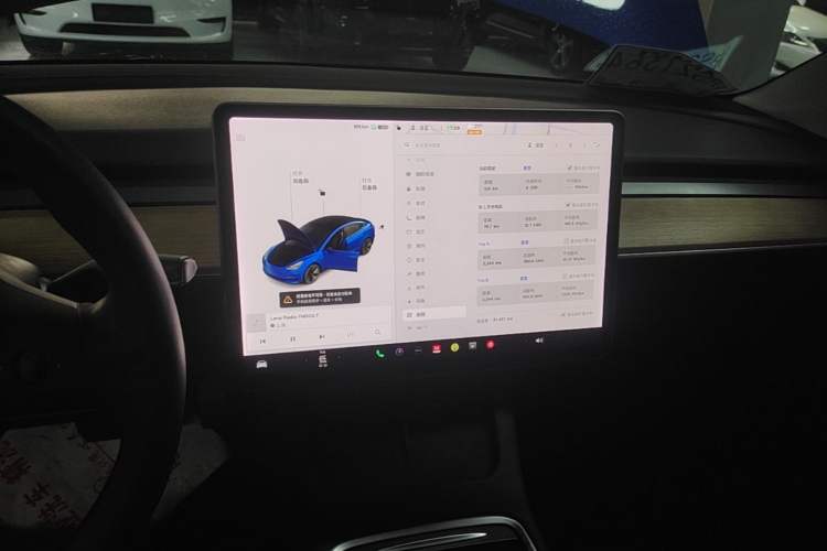 Used Tesla Model 3 2021 Standard Range Rear-Wheel Drive Upgraded Version 3D6 Audio And AC Panel