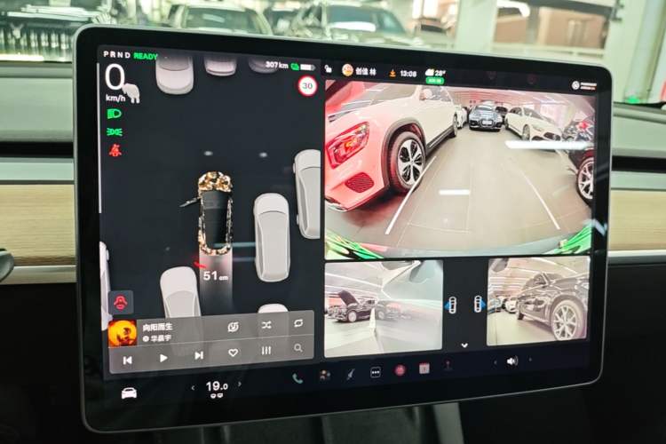 Used Tesla Model 3 2021 Standard Range Rear-Drive Upgraded Version Audio And AC Panel