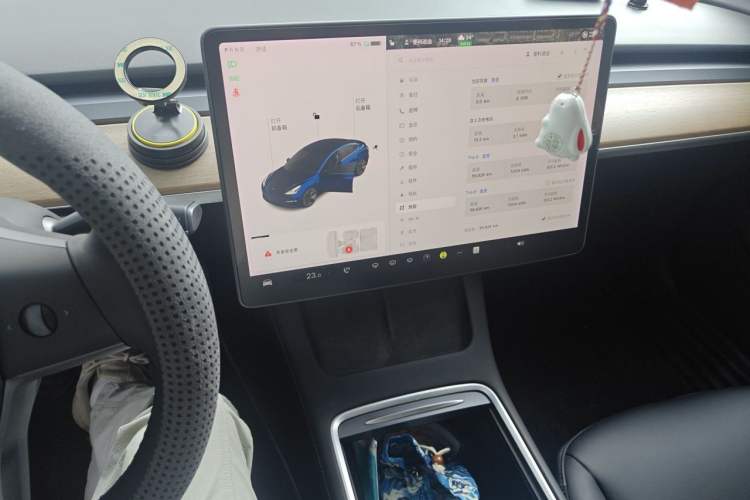 Used Tesla Model 3 2021 Standard Range Rear-Drive Upgraded Version Audio And AC Panel