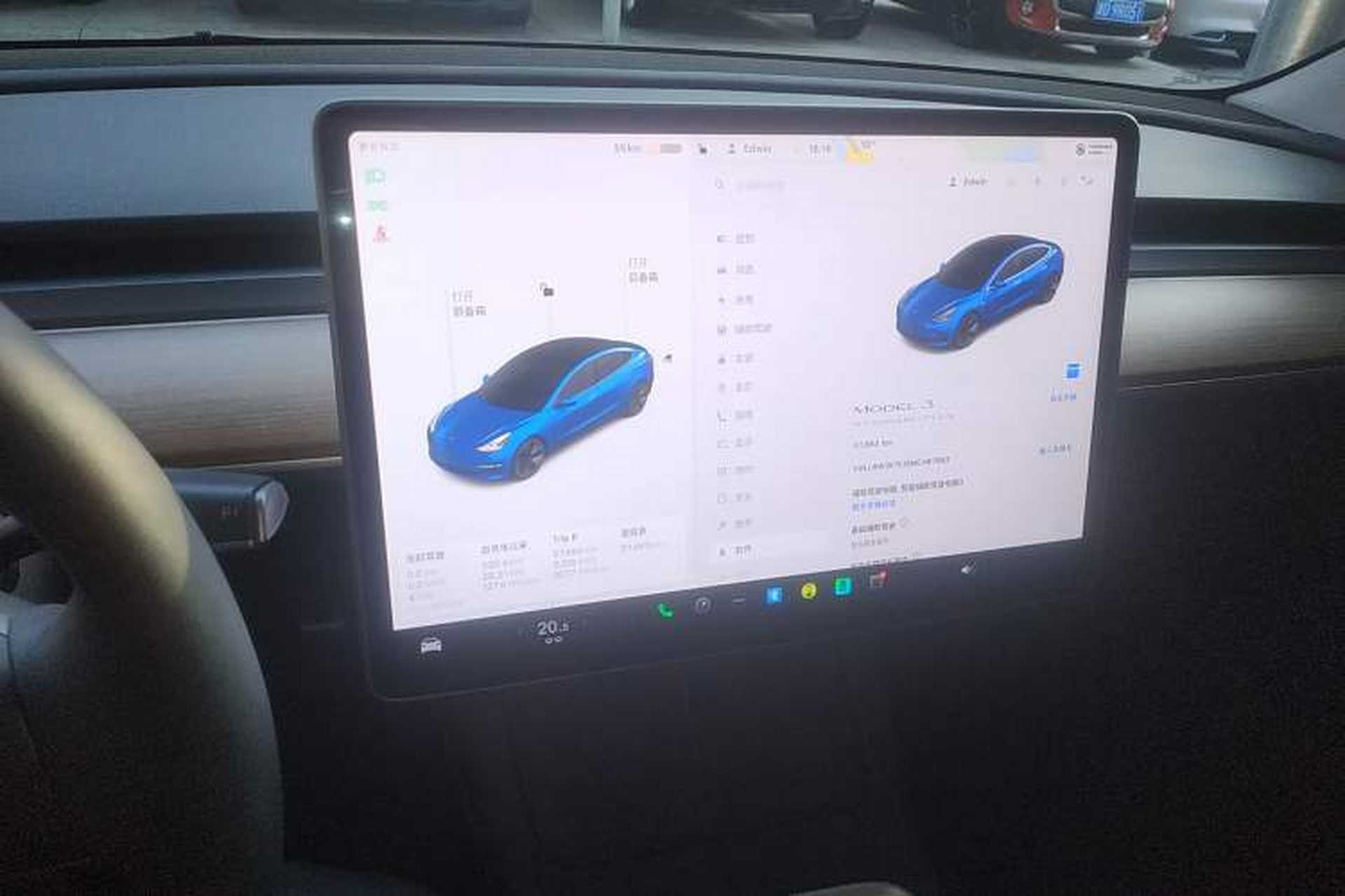 Used Tesla Model 3 2021 Standard Range Rear-Wheel Drive Upgraded Version 3D6 Audio And AC Panel