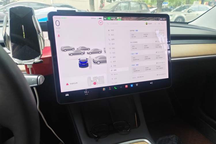 Used Tesla Model 3 2021 Standard Range Rear-Drive Upgraded Version Audio And AC Panel