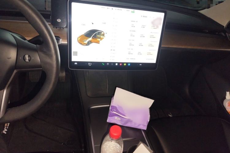 Used Tesla Model 3 2021 Standard Range Rear-Drive Upgraded Version Audio And AC Panel
