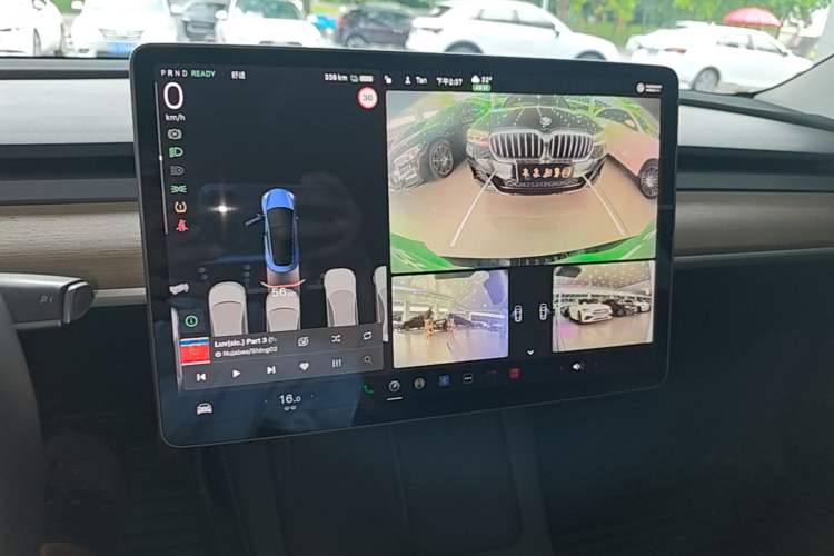 Used Tesla Model 3 2021 Standard Range Rear-Drive Upgraded Version Audio And AC Panel