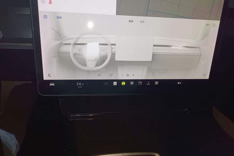 Used Tesla Model 3 2021 Standard Range Rear-Drive Upgraded Version Audio And AC Panel