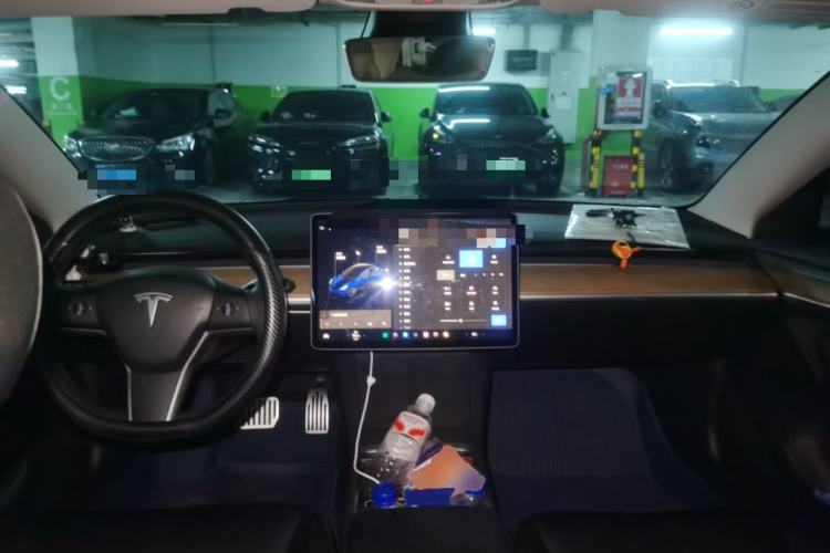 Used Tesla Model 3 2021 Revised Version Standard Range Rear-Wheel Drive Upgraded Edition 3D1 Center Console