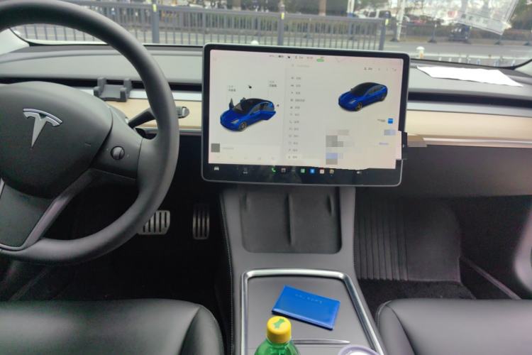 Used Tesla Model 3 2021 Performance High-Performance All-Wheel-Drive Version Center Console