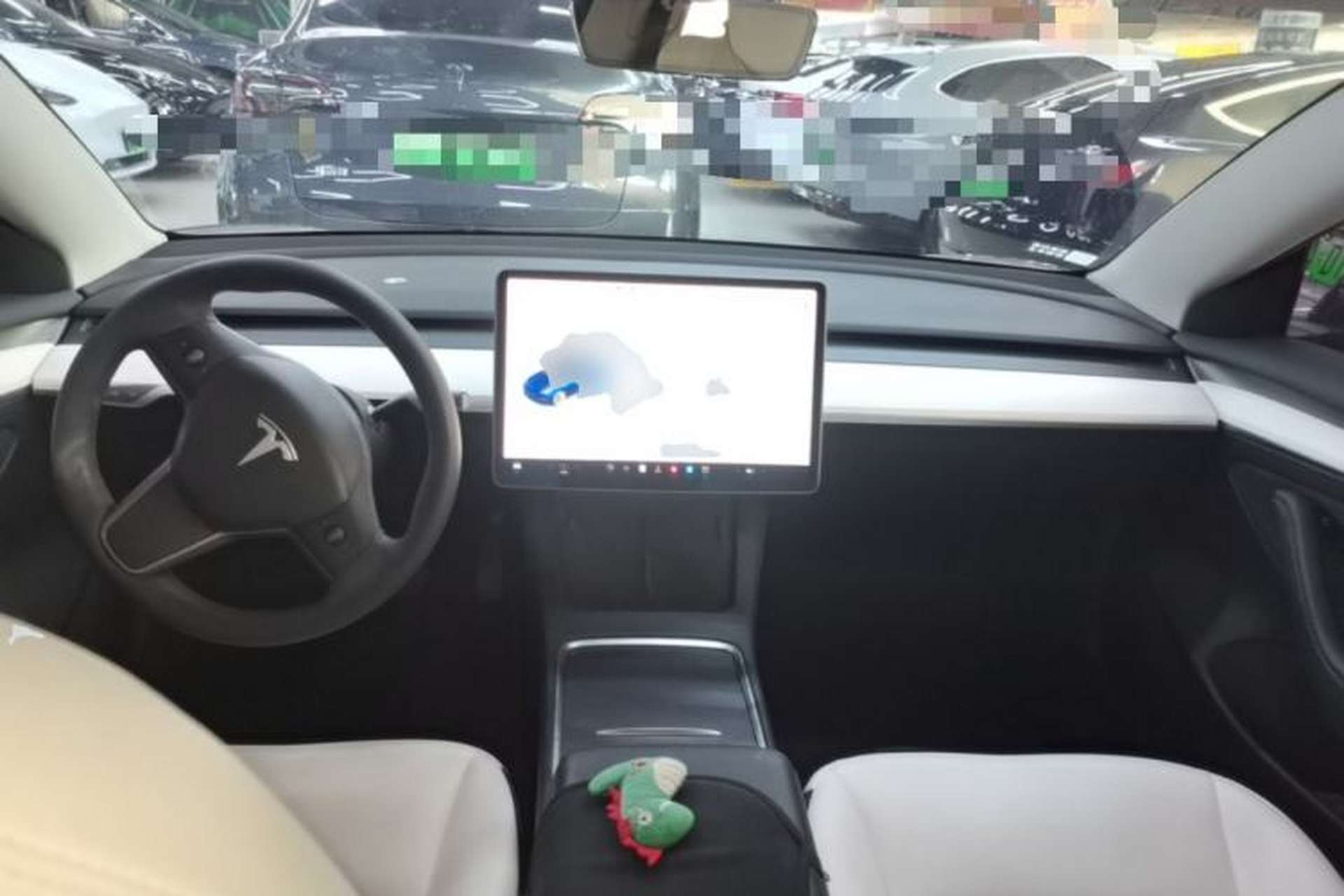 Used Tesla Model 3 2021 Revised Version Standard Range Rear-Wheel Drive Upgraded Edition 3D1 Center Console