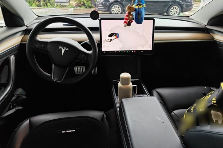 Used Tesla Model 3 2021 Performance High-Performance All-Wheel-Drive Version 3D6 Center Console