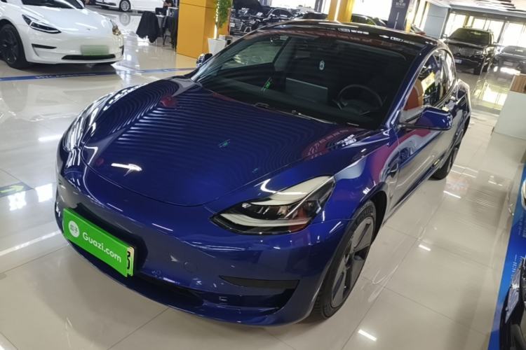 Used Tesla Model 3 2021 Standard Range Rear-Wheel Drive Upgraded Version 3D6 Guazi used car, China used car export, Used car for sale, Used Tesla cars, Cheapest cars for sale, Electric vehicle, New energy car