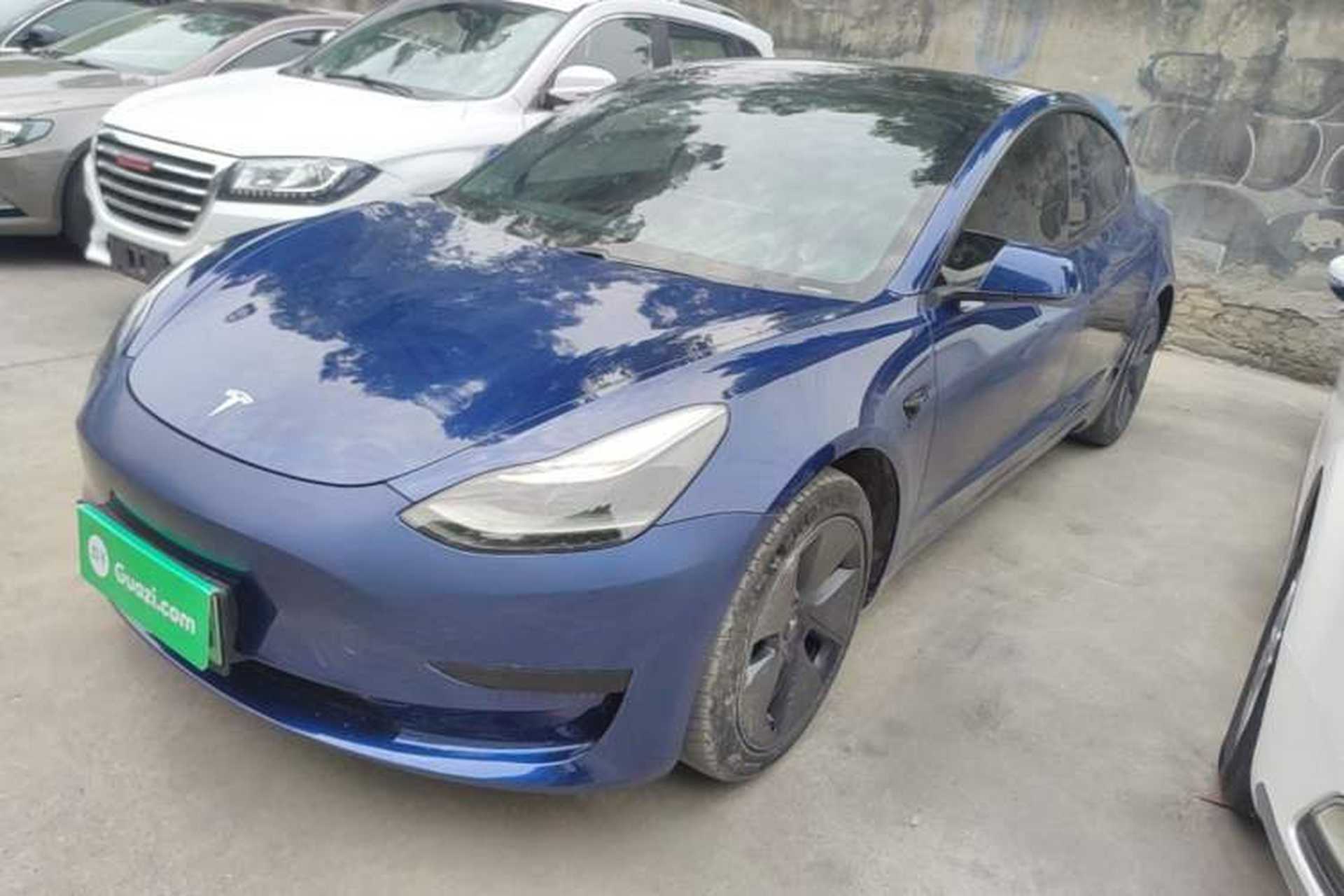 Used Tesla Model 3 2021 Standard Range Rear-Drive Upgraded Version Front Left 45 Deg
