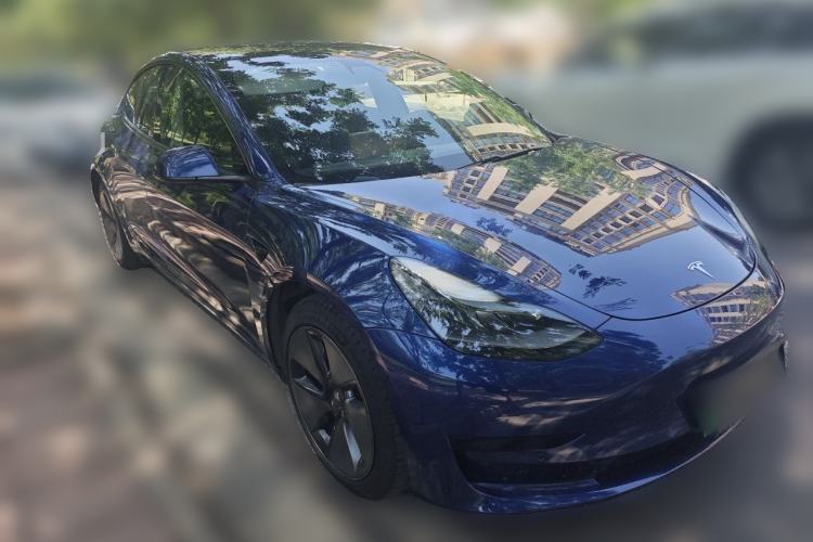 Used Tesla Model 3 2021 Standard Range Rear-Drive Upgraded Version Front Right 45 Deg